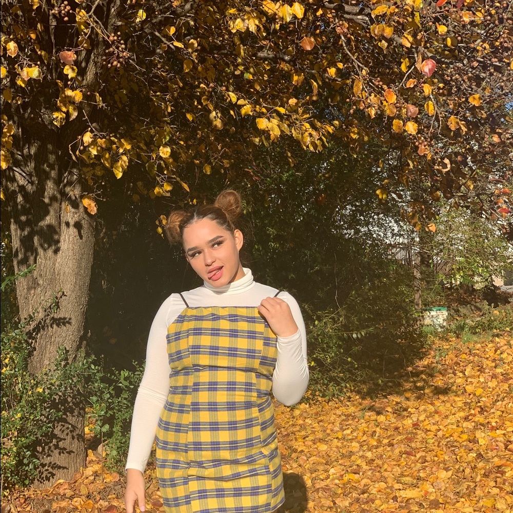 PLAID DRESS - Picture 1 of 2